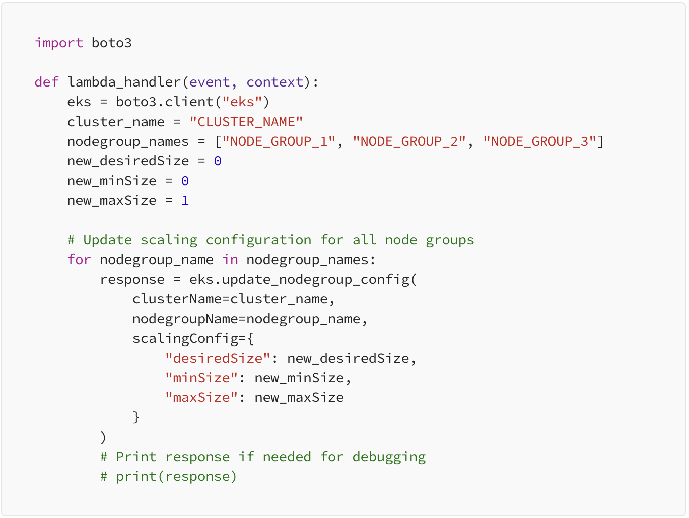 Optimizing AWS Costs: EKS Dynamic Scaling using EventBridge and Lambda ...
